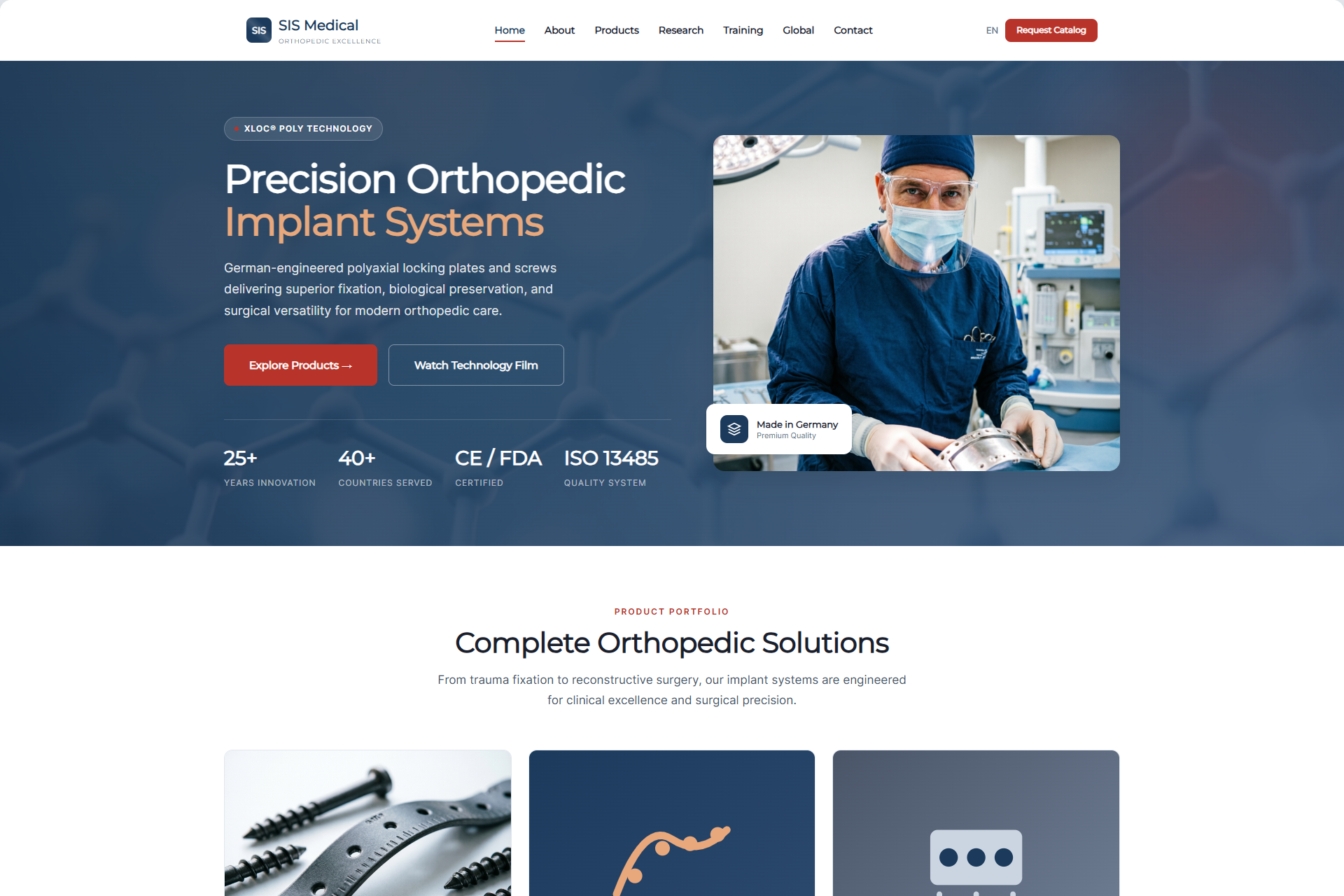 Personal brand portfolio website screenshot